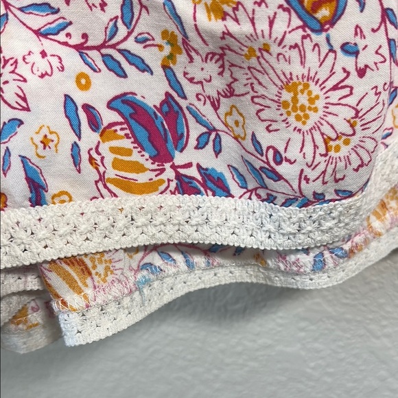 Cynthia Rowley Mini Dress Tunic sleeveless Size Small Fringe Pom Pom Trim - Picture 5 of 8